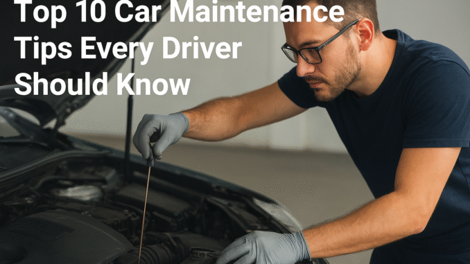 Top 10 Car Maintenance Tips Every Driver Should Know