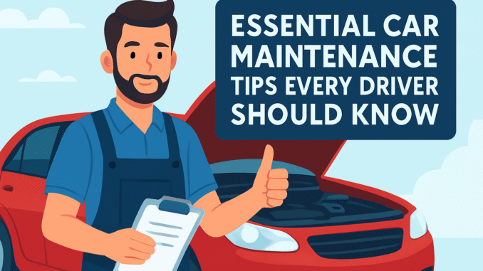 Essential Car Maintenance Tips Every Driver Should Know